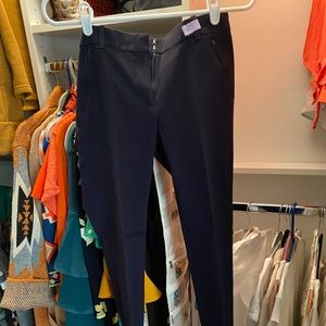 J. Crew slacks, navy blue, size 2Short
